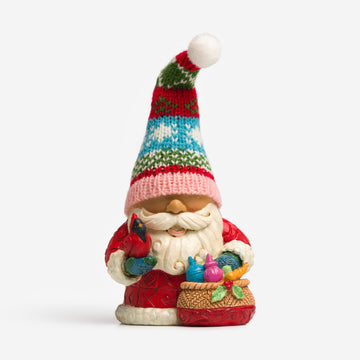 Holiday Gnome Knit Hat Figure by Jim Shore